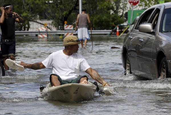 “Sunny day flooding” in Miami, FL. CREDIT: AP Photo/Lynne Sladky