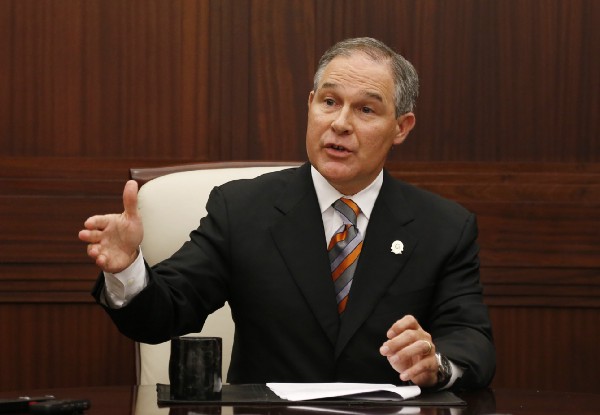 EPA administrator nominee Scott Pruitt. CREDIT: AP Photo/Sue Ogrocki