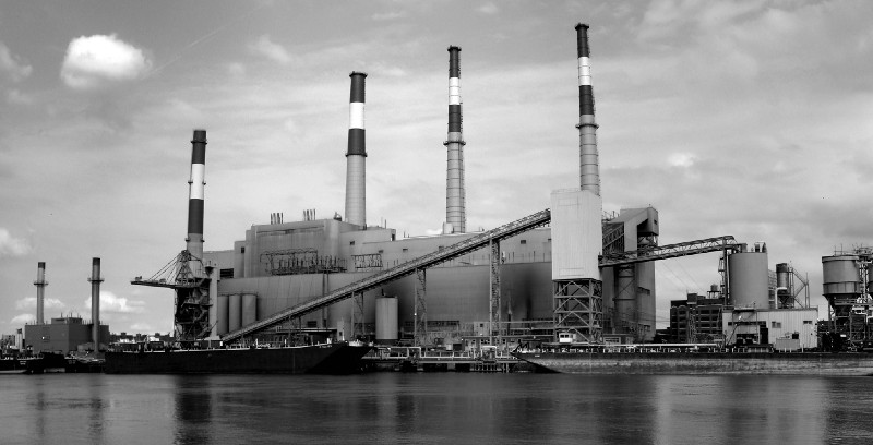 The Ravenswood Generating Station, a gas-fired power plant in Queens, New York. CREDIT: Harald Kliems