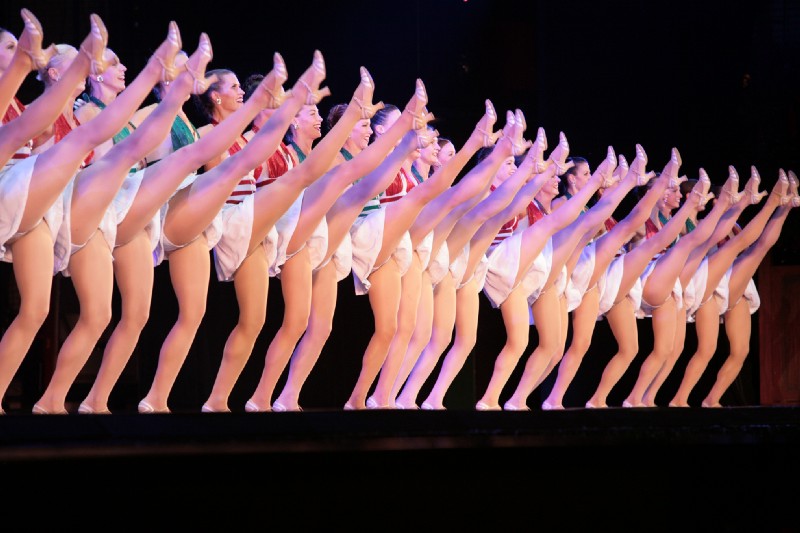 The Radio City Rockettes perform in the annual “Radio City Christmas Spectacular” on Wednesday 14 Nov., 2007. CREDIT: AP Photo/Bebeto Matthews