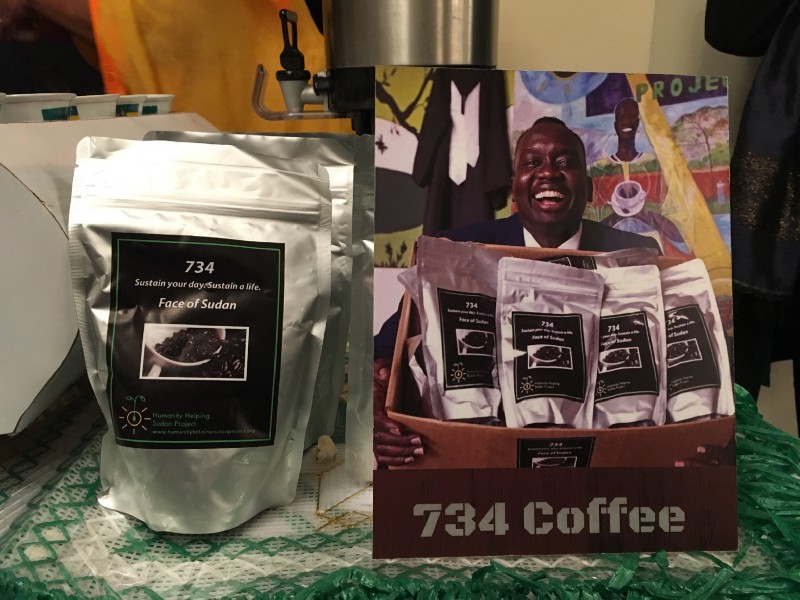 Manyang Reath Kher (pictured), a “Lost Boy of Sudan” began 734 Coffee to help raise refugee awareness. CREDIT: Esther Yu Hsi Lee