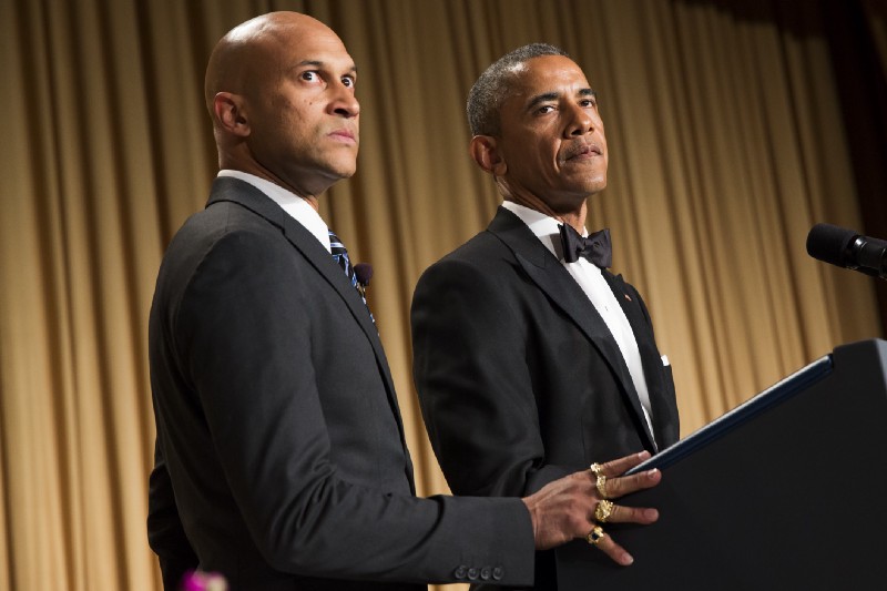 President Obama and his “anger translator” Luther CREDIT: AP Photo/Evan Vucci