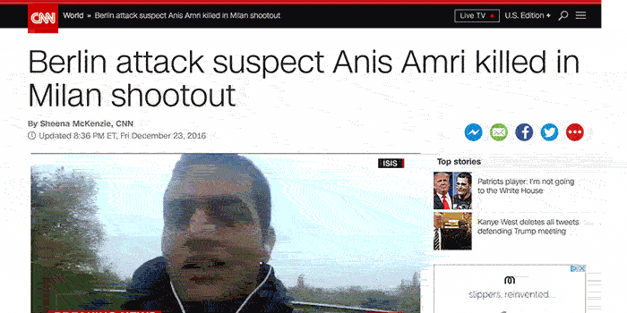 Here are just a few stories about the 78 unreported terrorist attacks. Credit: Adam Peck