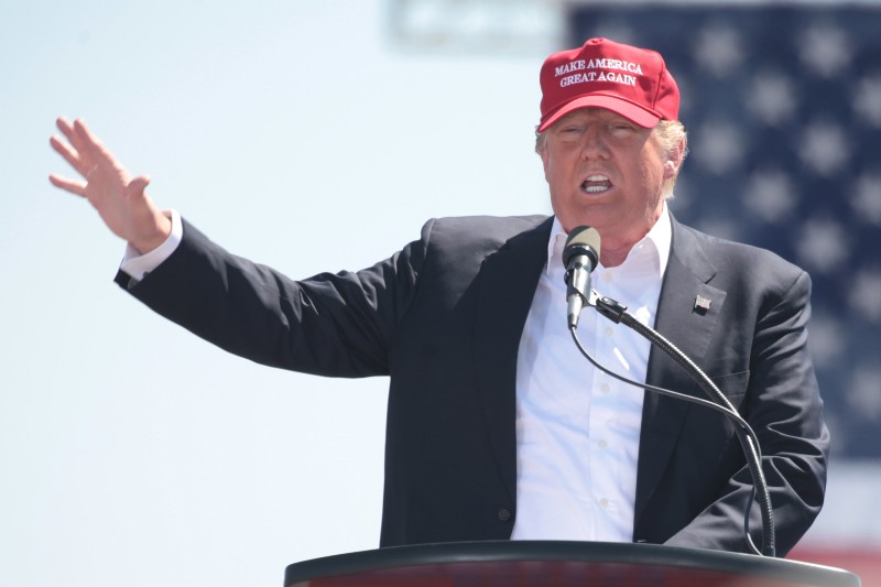 Donald Trump on the campaign trail. CREDIT: Gage Skidmore