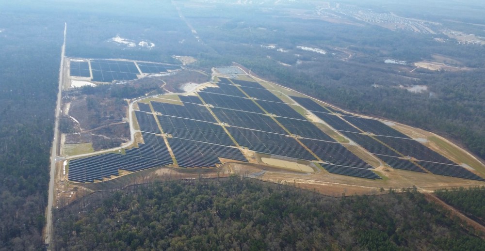 The Fort Benning solar facility. CREDIT: Georgia Power