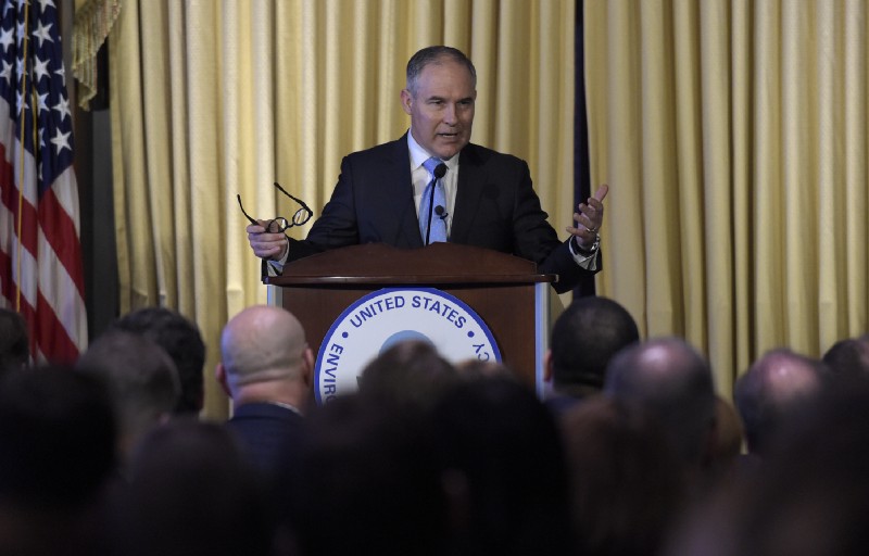 EPA Administrator Scott Pruitt on Tuesday. CREDIT: AP Photo/Susan Walsh