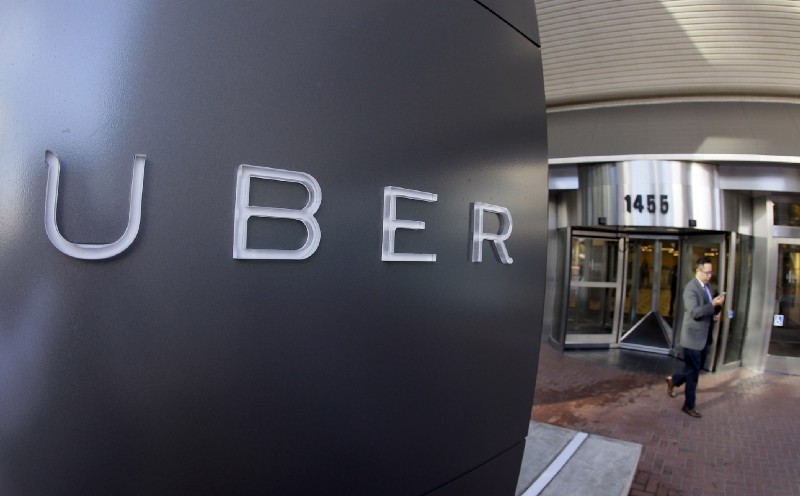 Uber headquarters in San Francisco. CREDIT: AP Photo/Eric Risberg, File