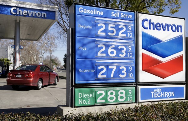 A Chevron gas station in Sacramento, California last July. CREDIT: AP Photo/Rich Pedroncelli