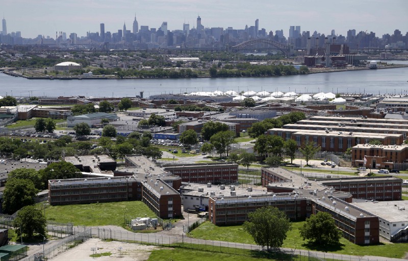 Rikers Island jail complex. CREDIT: AP Photo/Seth Wenig