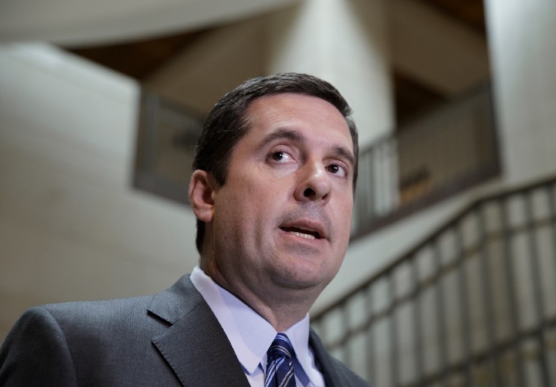 House Intelligence Committee Chairman Devin Nunes (R-CA) on Friday CREDIT: AP Photo/J. Scott Applewhite