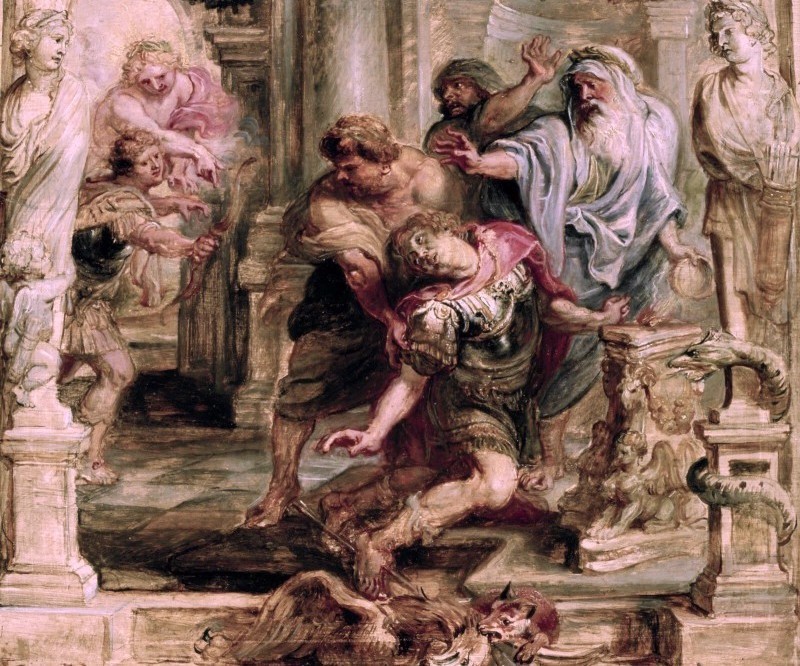 Artist’s rendering of lie being debunked. CREDIT: Public Domain