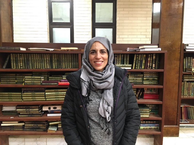Emman, a Muslim-American doctor who attended the “Know your rights” workshop. CREDIT: Esther Yu Hsi Lee