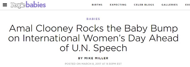 People Magazine led with this headline. CREDIT: Screenshot