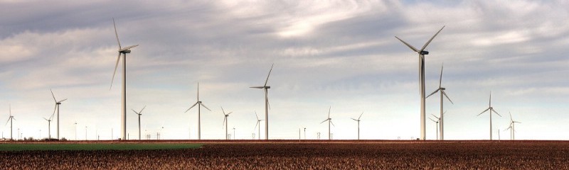 The Smoky Hills Wind Farm in Kansas. CREDIT: Drenaline