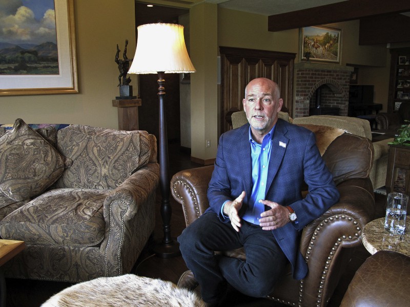 Republican candidate Greg Gianforte. CREDIT: AP Photo/Matt Volz, File