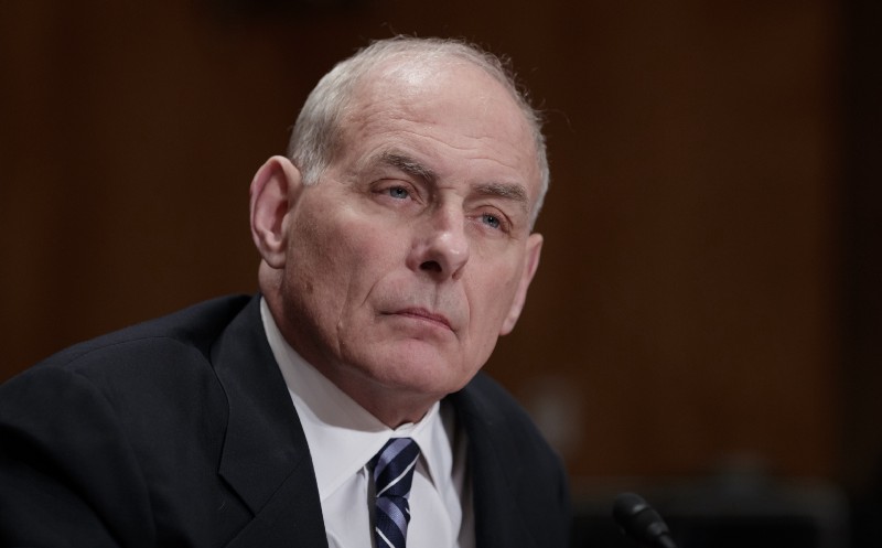 Retired Gen. John Kelly (USMC), who is serving as Secretary of Homeland Security, has strong views on how to fight the war on drugs. CREDIT: AP Photo/J. Scott Applewhite