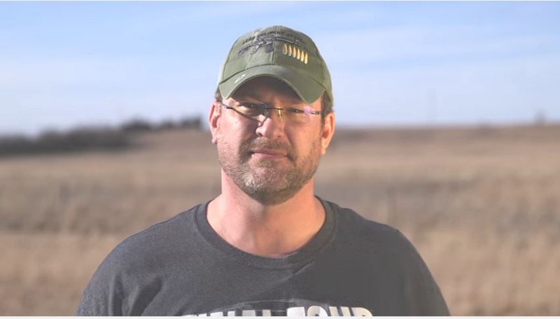 James Thompson ran for Mike Pompeo’s congressional seat. CREDIT: SCREENSHOT