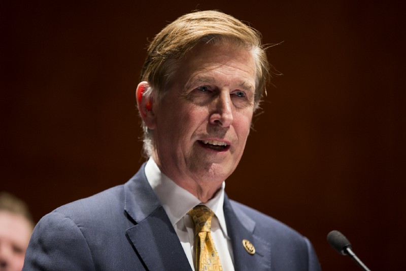 Rep. Don Beyer (D-VA) speaks during a news conference on Capitol Hill in Washington. CREDIT: AP Photo/Evan Vucci