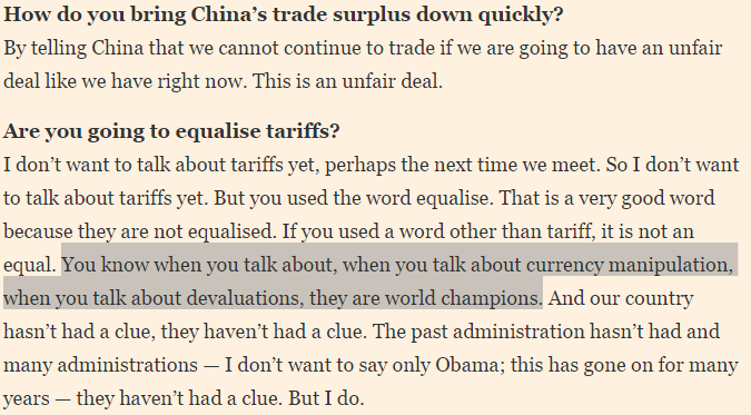 Screenshot from the Financial Times interview