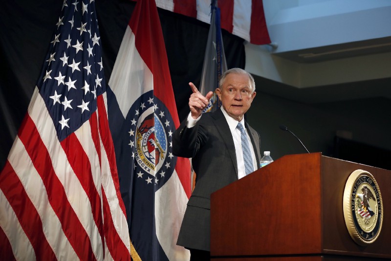Attorney General Jeff Sessions CREDIT: AP Photo/Jeff Roberson