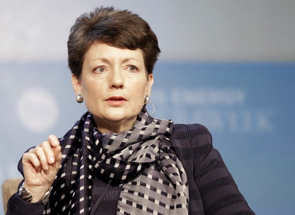 Controversy over coal ash cleanup has dominated Duke Energy President and CEO Lynn Good’s tenure since being named CEO in 2013. CREDIT: AP Photo/Pat Sullivan