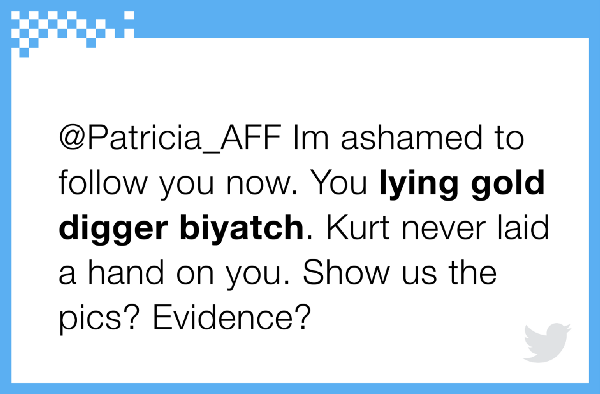 Tweets sent to Patricia Driscoll. Graphic by Adam Peck.