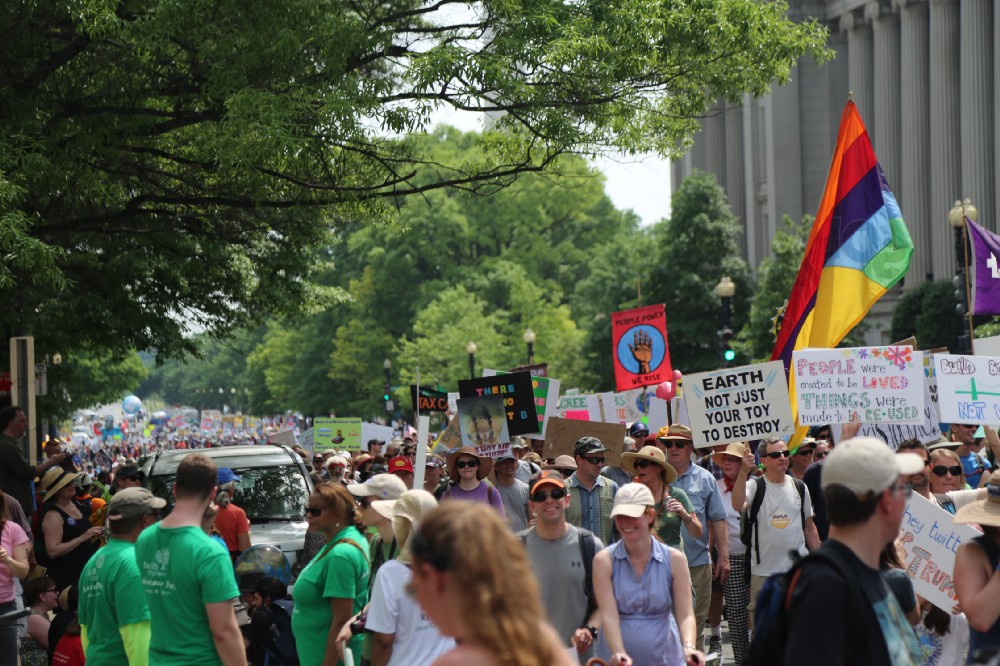 Scenes from the climate march. CREDIT: Nexus Media