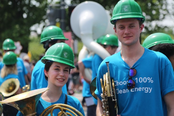 Music could be heard all around the march. CREDIT: Nexus Media