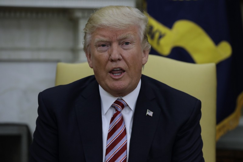 President Donald Trump in the Oval Office. CREDIT: AP Photo/Evan Vucci