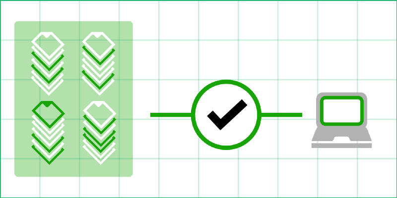 Ideally, paper records would be actively checked against electronic vote counts; CREDIT: Diana Ofosu