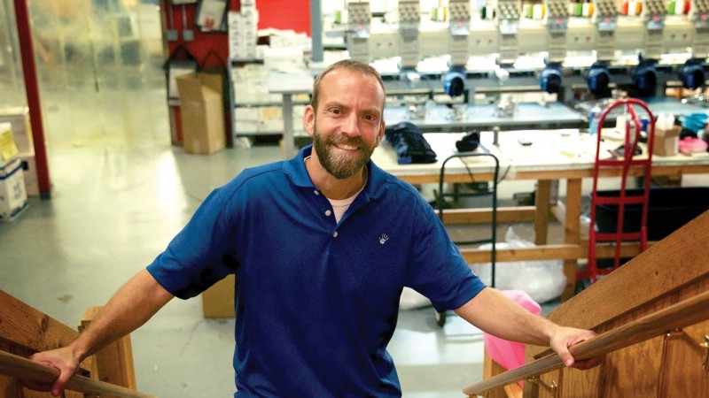 Blaine Adamson, owner of Hands On Originals. CREDIT: Alliance Defending Freedom