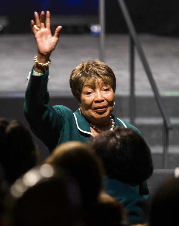 Rep. Eddie Bernice Johnson (D-TX), ranking member of the House Science, Space, and Technology Committee. CREDIT: Ashley Landis/The Dallas Morning News via AP