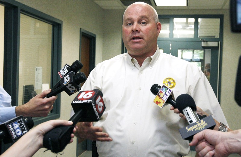 Madison County Sheriff Randall Tucker. CREDIT: AP Photo/Rogelio V. Solis