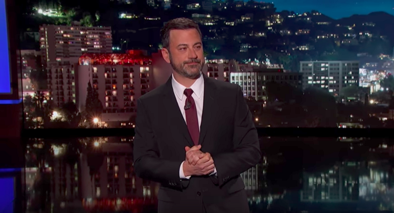 Jimmy Kimmel delivers a monologue about his son. CREDIT: Screenshot via YouTube.