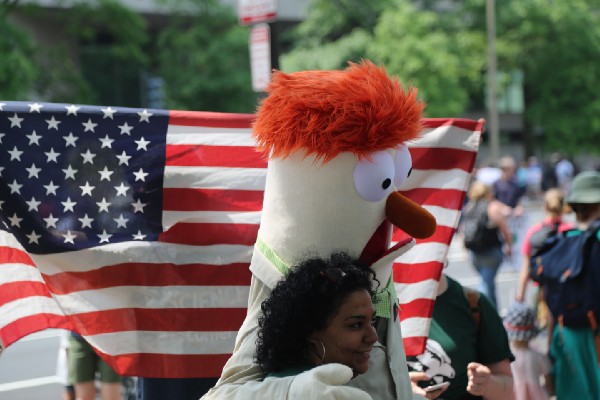 Costumes at the climate march. CREDIT: Nexus Media