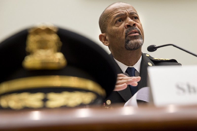 Sheriff David Clarke Jr. CREDIT: AP Photo/Jacquelyn Martin