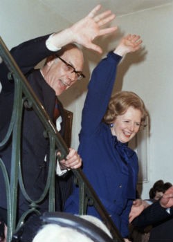 The Iron Lady lost her job in a much more sensible way than the American system allows CREDIT: AP Photo/Bob Dear, File