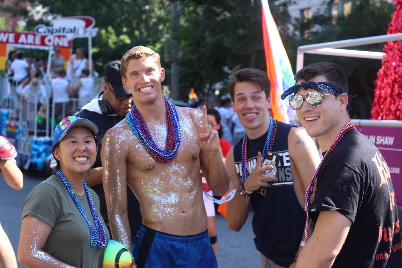 Ashley Dai, Cooper Robinson, Anthony Covell, and Colin Shaw CREDIT: Hudson Taylor, Athlete Ally