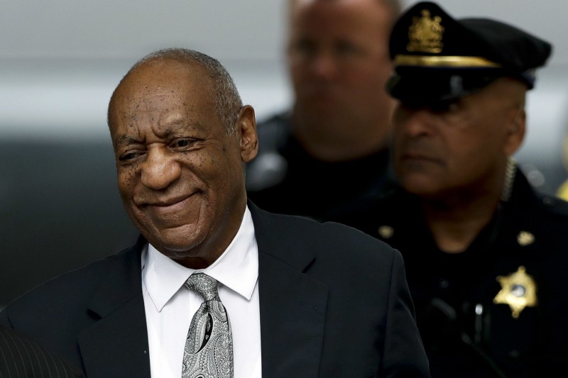 Bill Cosby arrives at the Montgomery County Courthouse during his sexual assault trial, Saturday, June 17, 2017, in Norristown, Pa. CREDIT: AP Photo/Matt Slocum