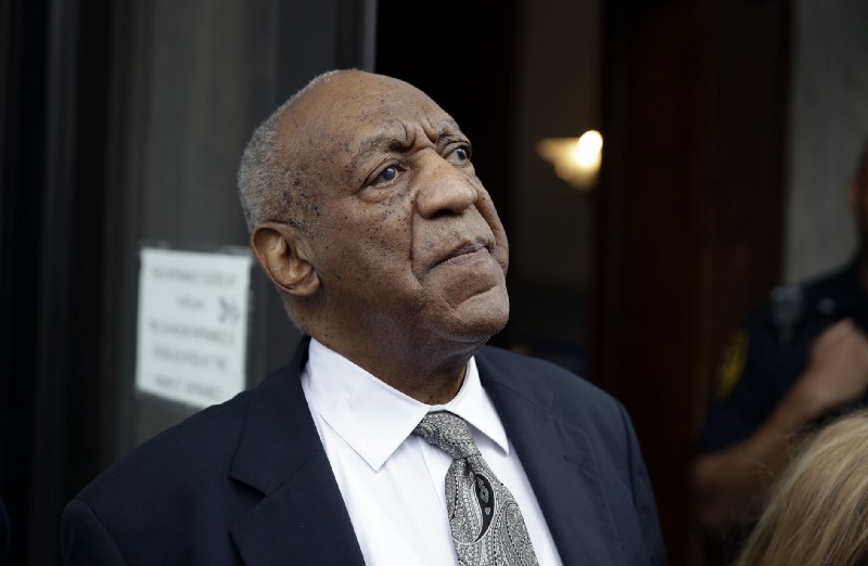 Bill Cosby exits the Montgomery County Courthouse after a mistrial was declared in Norristown, Pa., Saturday, June 17, 2017. Cosby’s trial ended without a verdict after jurors failed to reach a unanimous decision. CREDIT: AP Photo/Matt Rourke