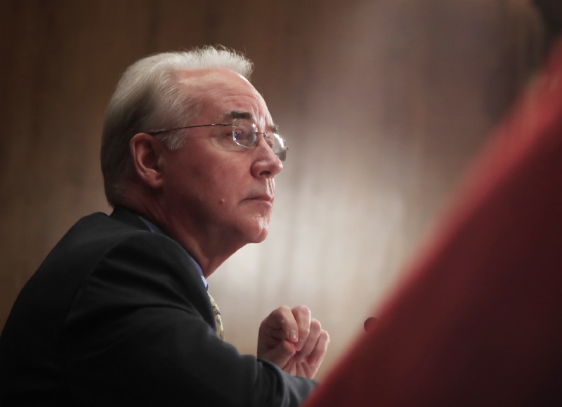 Health and Human Services Secretary Tom Price on Capitol Hill. CREDIT: AP Photo/Manuel Balce Ceneta