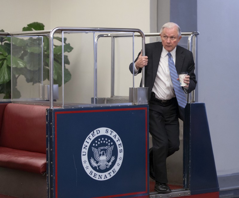 Attorney General Jeff Sessions in 2016. CREDIT: AP Photo/J. Scott Applewhite