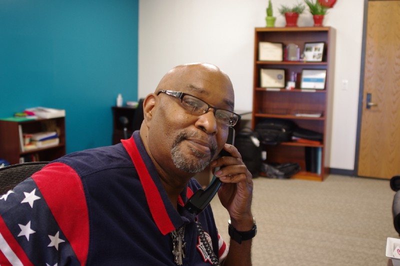Former law enforcement officer Alan Banks spent six years homeless in D.C. Now he helps train Metropolitan Police Department officers on how to interact with the District’s homeless residents. (Joshua Eaton/ThinkProgress)