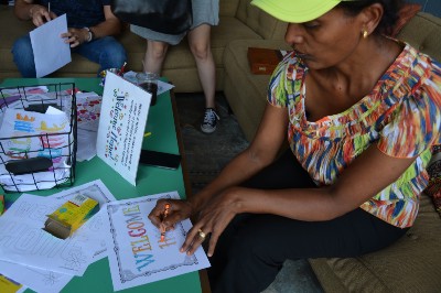 Clarkston area residents at the World Refugee Day celebration. CREDIT: Kira Lerner
