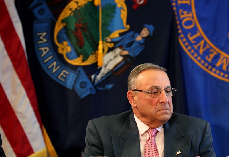 Maine Gov. Paul LePage vetoed another solar energy bill on July 10, 2017. CREDIT: AP Photo/Robert F. Bukaty