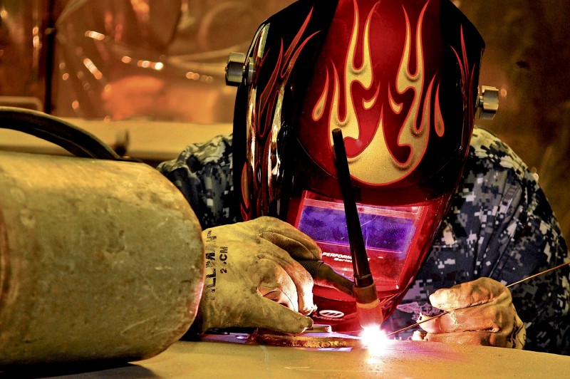 A metalworker. CREDIT: Pixabay