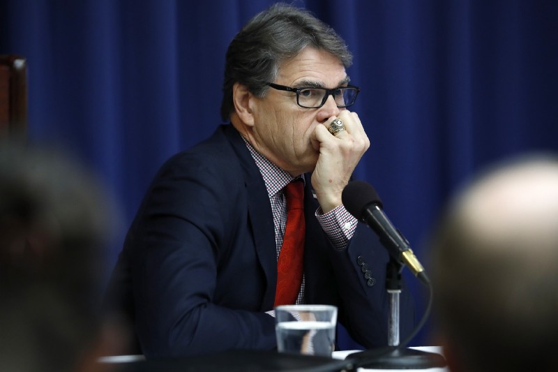 Energy Secretary Rick Perry. CREDIT: AP Photo/Jacquelyn Martin