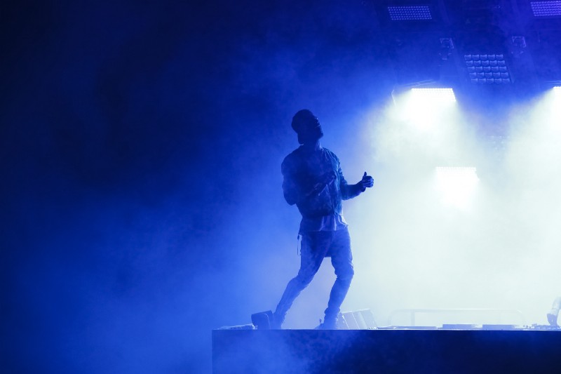 Alex Pall, of The Chainsmokers, performs live on stage at the Merriweather Post Pavilion on Friday, May 26, 2017, in Columbia, Maryland. CREDIT: Brent N. Clarke/Invision/AP