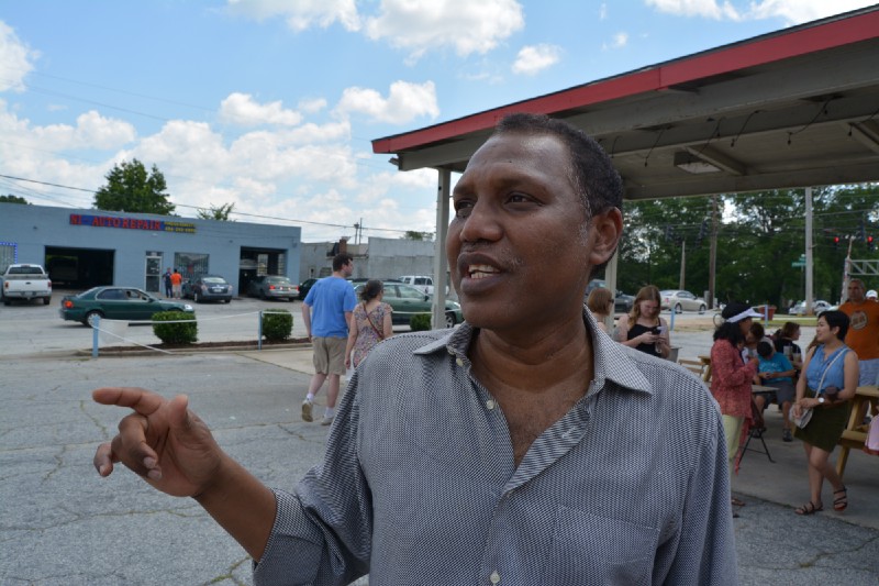 Omar Shekhey, director of the Somali American Community Center. CREDIT: Kira Lerner