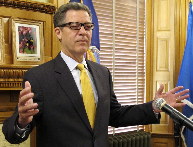 Kansas Gov. Sam Brownback. CREDIT: AP Photo/John Hanna, File